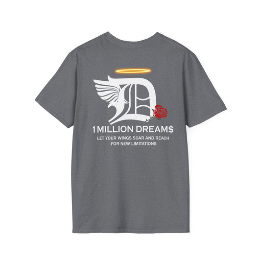 D ROSE ANGEL GREY TEE