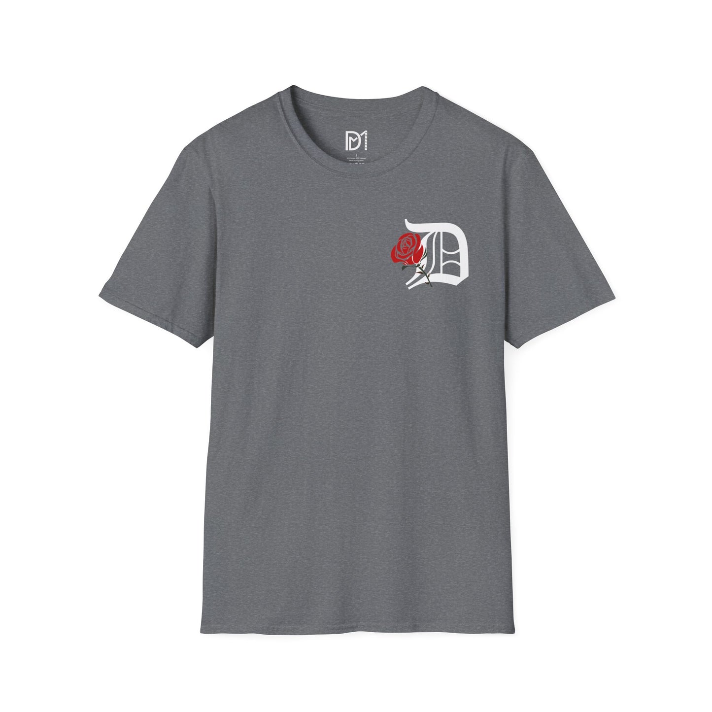 D ROSE ANGEL GREY TEE